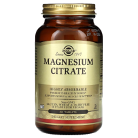 Купить Solgar, Magnesium citrate, Цитрат магния, 60 таблеток