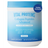 Sotib oling Vital Proteins kollagen peptidlari gialuron kislotasi va vitamin C, 567 g