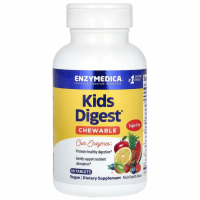Купить Enzymedica, Пищеварение детей, Kids Digest, 90 жевательных таблеток