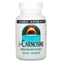 Купить Source Naturals, Л-карнозин, 500 мг, 60 таблеток