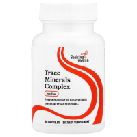 Купить Seeking Health, Trace Minerals Complex, комплекс микроэлементов, без железа, 30 капсул