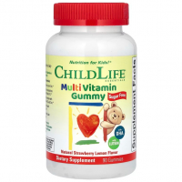 Купить ChildLife Essentials, Детский мультивитамин, клубника и лимон, 90 мармеладок