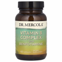 Sotib oling Dr. Mercola, Benfotiaminli vitamin B kompleksi, 60 kapsula