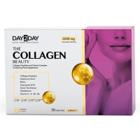 Купить DAY2DAY Collagen Beauty, Коллаген для кожи, волос и ногтей, вкус манго, 30 тюбиков по 40 мл