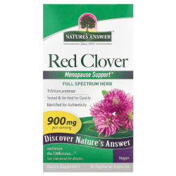 Купить Natures Answer, красный клевер, 90 вегетарианских капсул