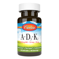 Sotib oling Carlson, Vitamin A - D3 - K2, 5000 IU, 60 Softgelllar