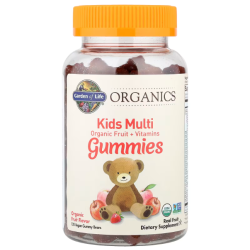 Купить Garden of Life, Organics, мультивитаминны для детей, вкус фруктов, 120 веганских жевательных мишек