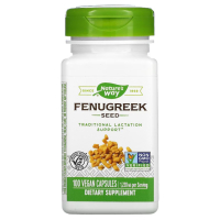 Купить Natures Way, Семена пажитника, Fenugreek Seed, 610 мг, 100 капсул