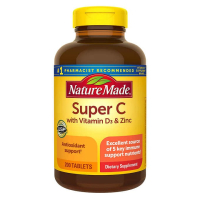 Nature Made Super C с витамином D3 и цинком, 200 таблеток