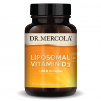 Купить Dr. Mercola, Липосомальный витамин Д3, Liposomal vitamin D3 5000 МЕ, 30 капсул