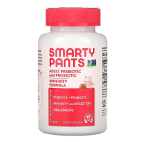 SmartyPants, пребиотики и пробиотики для взрослых, клубничный крем, 7 млрд КОЕ, 60 жевательных таблеток