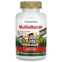 Nature's Plus, Animal Parade Gold, добавка для детей с мультивитаминами и минералами, 120 таблеток