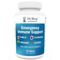 Sotib oling Dr. Berg Emergency Immune Support, Immunitet uchun, 60 tabletka