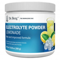 Купить Dr. Berg, Electrolyte Powder, Электролитный порошок, Лимонадный вкус, 300 г