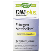 Купить Natures Way, DIM-Plus, Метаболизм эстрогенов, 60 вегетарианских капсул