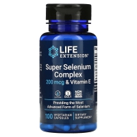Купить Life Extension, суперкомплекс селена с витамином E, 200 мкг, 100 вегетарианских капсул