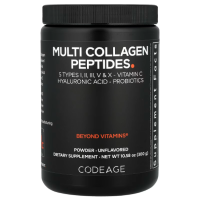 Купить Codeage, Multi collagen peptides, Мультиколлаген c пептидами, без добавок, 300 г
