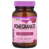 Купить Bluebonnet, Pomegranate, экстракт плодов граната, 60 капсул
