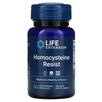 Купить Life Extension, Homocysteine Resist, здоровый уровень гомоцистеина, 60 капсул