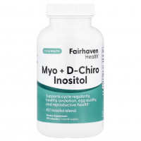 Купить Fairhaven Health, мио-инозитол и D-хиро-инозитол, 120 капсул