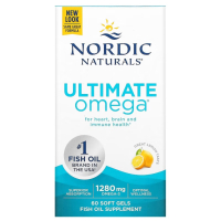 Купить Nordic Naturals, Ultimate Omega Xtra, со вкусом лимона, 740 мг, 60 капсул