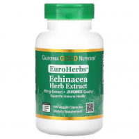 Купить California Gold Nutrition, экстракт эхинацеи, Echinacea Extract, 80 мг, 180 капсул
