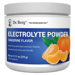 Sotib oling Dr. Berg elektrolit kukuni, mandarin ta'mli, 315 g
