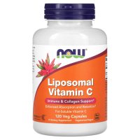 Купить Now Foods, Liposomal Vitamin C, Липосомальный Витамин C, 1000мг, 120 капсул