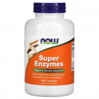 Купить NOW Foods, Суперферменты, 180 капсул