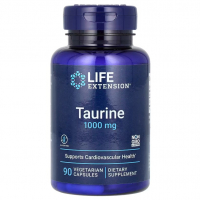 Sotib oling Life Extension, Taurine, 1000 mg, 90 vegetarian kapsula