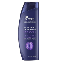 Head & Shoulders Clinical Защита от перхоти + усовершенствованный контроль жирности шампунь, Dandruff Defense + Advanced Oil Control Shampoo, 400 ml