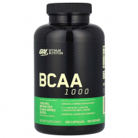 Sotib oling Optimum Nutrition, BCAA 1000, tarmoqlangan zanjirli aminokislotalar, 200 kapsula