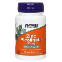 Купить NOW Foods, Пиколинат цинка, Zinc Picolinate, 50 мг, 60 капсул