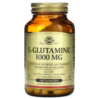 Купить Solgar, Л-глютамин, L-Glutamine, 1000 мг, 60 таблеток