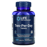 Life Extension, таблетки для приема дважды в день,120 таблетки