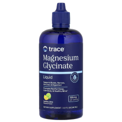 Купить Trace, Liquid Magnesium Glycinate, Жидкий глицинат магния, Лимон-лайм, 240 мл