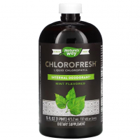 Купить Natures Way, Chlorofresh, жидкий хлорофилл, без добавок, 480 мл (16 жидк. унций)