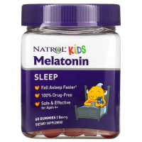 Купить Natrol, Kids, мелатонин, melatonin, для детей от 4 лет, 60 конфет