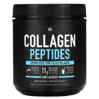 Купить Sports Research, пептиды коллагена, Collagen peptides, без вкусовых добавок, 454 г (16 унций)