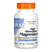 Doctors Best, Magnesium, Магний, 100 мг, 120 таблеток