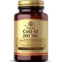 Купить Solgar Vegan CoQ-10, Коэнзим Q10, 200 mg, 30 вегетарианских капсул