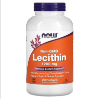 Купить NOW Foods, Лецитин, Lecithin, 1200 мг, 200 капсул