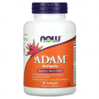 Купить NOW Foods, ADAM, эффективные мультивитамины для мужчин, 90 капсул