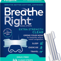 Купить Breathe Right, Nasal Strips, Назальные полоски для облегчения заложенности носа, 44 шт