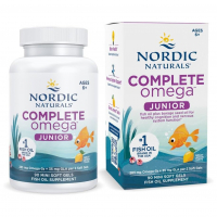 Купить Nordic Naturals, Omega Junior, для детей от 6 до 12 лет, 283 мг, 90 мини-капсул