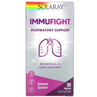 Купить Solaray, ImmuFight, поддержка дыхательной системы, 90 VegCaps