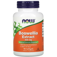 Купить NOW Foods, Экстракт босвеллии, Boswellia Extract, 500 мг, 90 капсул