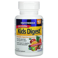 Купить Enzymedica, Пищеварение детей, Kids Digest, 60 жевательных таблеток