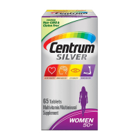 Мультивитаминная/минеральная добавка Centrum Silver для женщин старше 50 лет, с витаминами D3, B, кальцием и антиоксидантами, 65 шт.