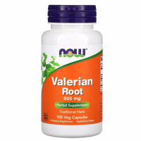 Sotib oling Now Foods, Valerian Root, Valerian ildizi, 500 mg, 100 kapsula